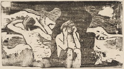 Aux roches noires - Paul Gauguin
