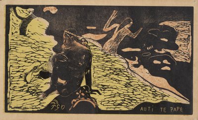 Auti Te Pape Femmes à la rivière de la série Noa Noa, 1893-1894 - Paul Gauguin