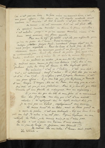 Avant et après - Première page du texte principal - Paul Gauguin