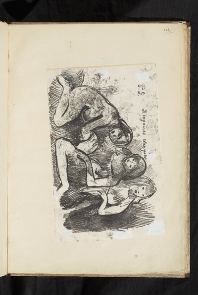 Avant et après - Fragment de la Nativité - Paul Gauguin