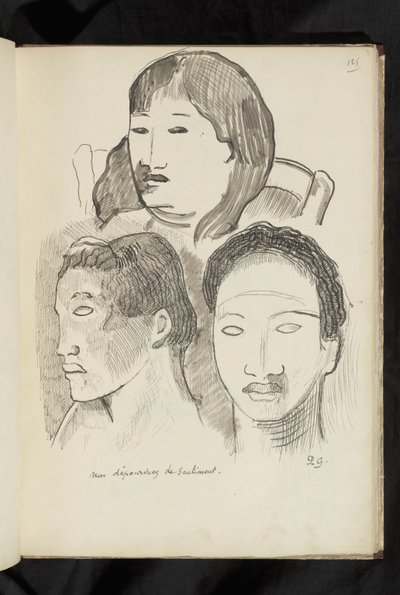 Avant et après - dessin "Non dépourvues de sentiment" - Paul Gauguin