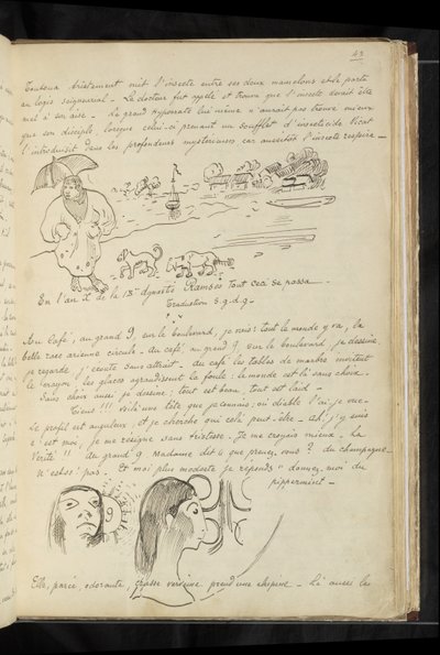 Avant et après - texte et dessins de 