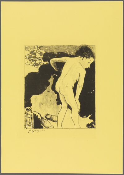 Badende in der Bretagne, aus der "Volpini Suite: Dessins lithographiques" - Paul Gauguin