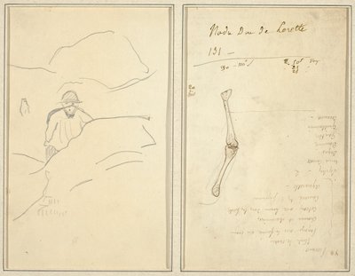 Garçon Breton dans un Paysage; Étude d