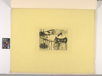 Femmes bretonnes près d