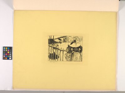 Femmes bretonnes près d