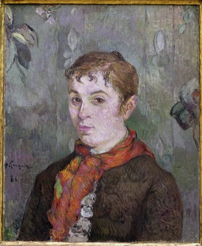 Buste de femme (huile sur toile) - Paul Gauguin