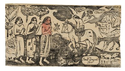 Changement de résidence, de la suite des dernières gravures sur bois - Paul Gauguin