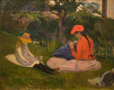 Le travail de couture - Paul Gauguin