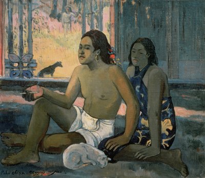 Eiaha Ohipa ou Tahitiens dans une pièce - Paul Gauguin