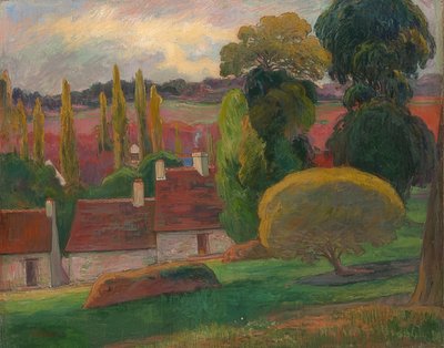 Une ferme en Bretagne - Paul Gauguin