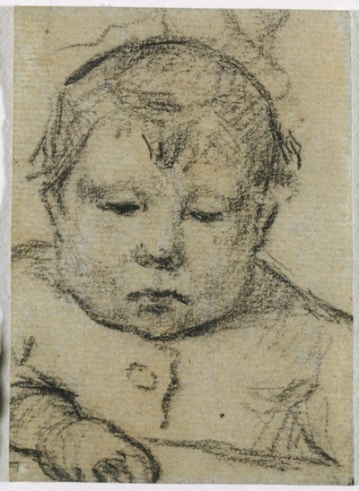 Emil Gauguin enfant, main droite en avant, vers 1875-76 (crayon noir) - Paul Gauguin