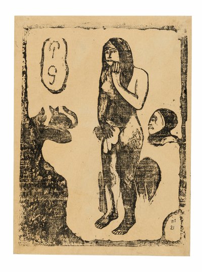 Eve, de la suite de gravures sur bois tardives - Paul Gauguin