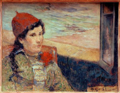 Femme devant une fenêtre ouverte, dite La fiancée - Paul Gauguin