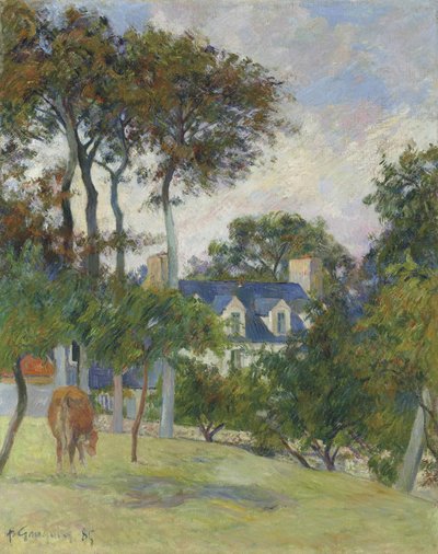French: La Maison blanche / Le Château de l’Anglaise - Paul Gauguin