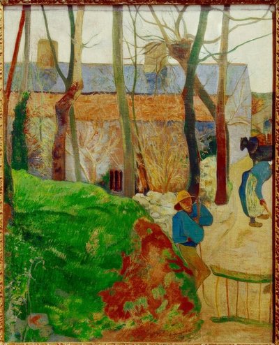 Maisons à Le Pouldu - Paul Gauguin