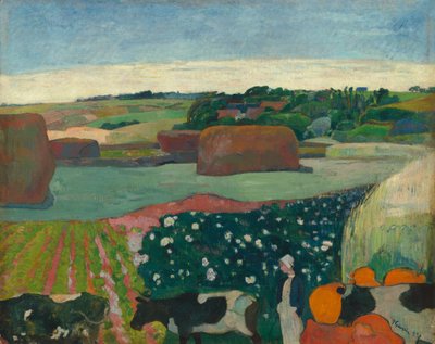 Meules de foin en Bretagne - Paul Gauguin