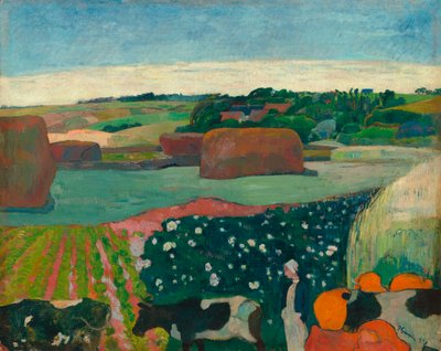 Meule de foin en Bretagne - Paul Gauguin