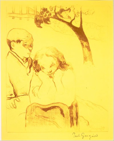 Menschliches Elend, aus der "Volpini Suite: Dessins lithographiques" - Paul Gauguin