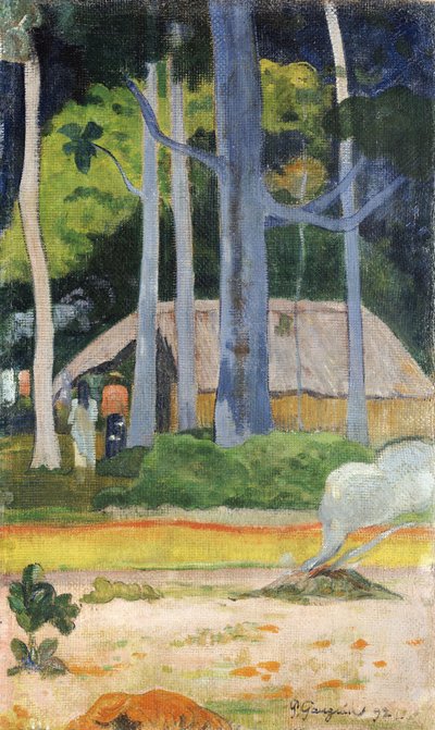 Cabane dans les arbres, 1892 - Paul Gauguin