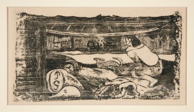 Intérieur de case - Paul Gauguin