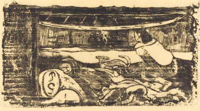 Intérieur de case - Paul Gauguin
