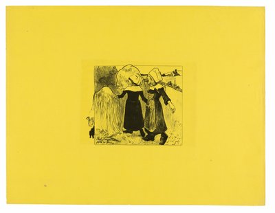 Joies de Bretagne, de la suite Volpini - Paul Gauguin