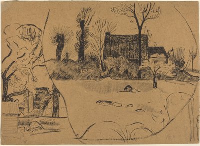 Paysage à Pont-Aven - Paul Gauguin