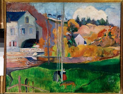 Paysage en Bretagne, le moulin David - Paul Gauguin