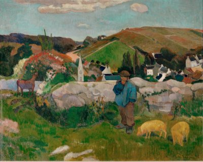Paysage en Bretagne - Paul Gauguin