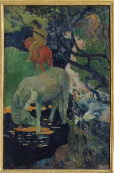 Le cheval blanc - Paul Gauguin