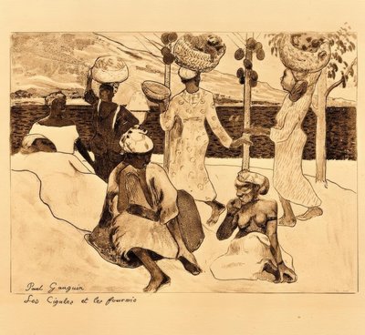Les cigales et les fourmis - Paul Gauguin