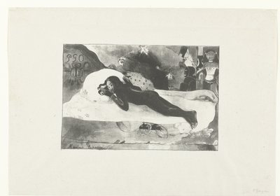 Fille allongée et esprits des défunts (Manao tupapau) - Paul Gauguin