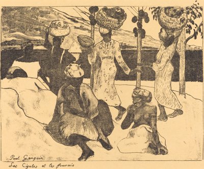 Les cigales et les fourmis : Un souvenir de la Martinique - Paul Gauguin