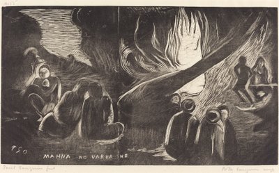 Mahna no Varua Ino (Le diable parle) - Paul Gauguin