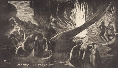 Mahna no Varua Ino Le diable parle - Paul Gauguin