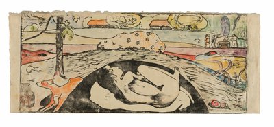 Manao tupapau (Elle pense au fantôme ou le fantôme pense à elle) - Paul Gauguin