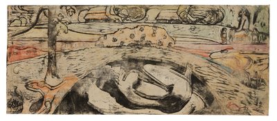 Manao tupapau (Elle pense au fantôme ou Le fantôme pense à elle) - Paul Gauguin