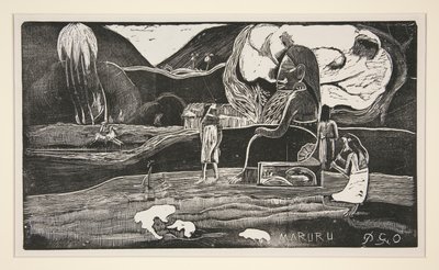 Maruru; Merci - Une offrande de gratitude - Paul Gauguin