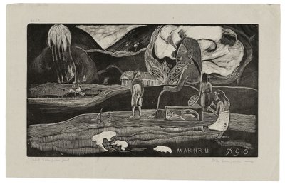 Maruru, Offrandes de gratitude, de Noa Noa, 1894 - Paul Gauguin
