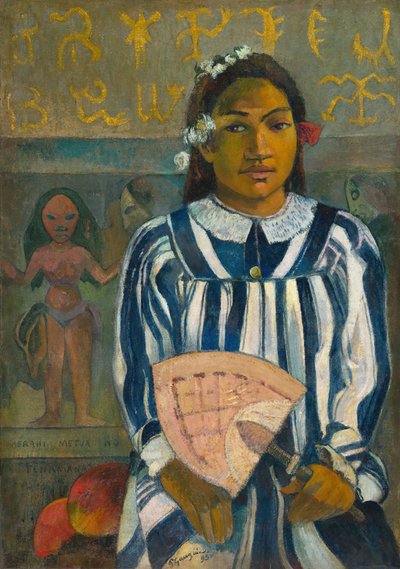 Merahi metua no Tehamana Tehamana a beaucoup de parents ou Les ancêtres de Tehamana, 1893 - Paul Gauguin