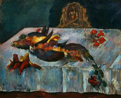 Nature morte aux oiseaux exotiques - Paul Gauguin