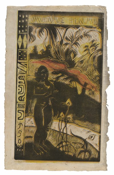 Nave nave fenua (Terre délicieuse), de la suite Noa Noa - Paul Gauguin