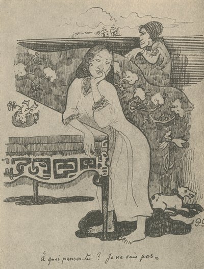 À quoi penses-tu, je ne sais pas, 1936 - Paul Gauguin
