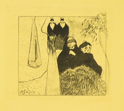 Alte Frauen von Arles - Paul Gauguin