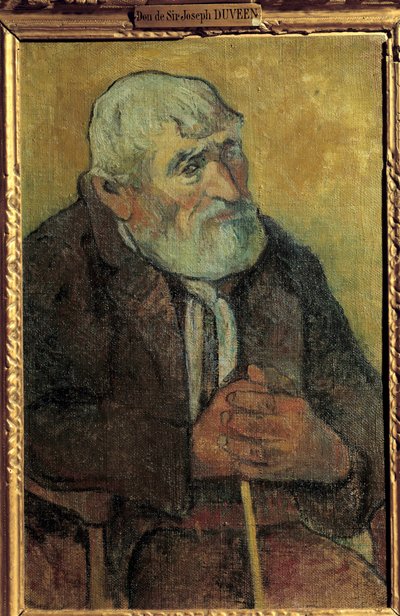 Vieil homme avec un bâton par Paul Gauguin (1848-1903) 1890 - Paul Gauguin