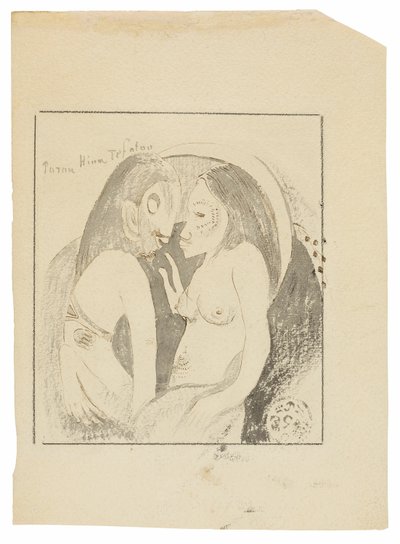 Parau Hina Tefatou (Paroles entre la Déesse de la Lune et le Dieu de la Terre) - Paul Gauguin