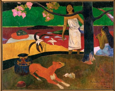 Pastorales tahitiennes (oil on canvas) - Paul Gauguin