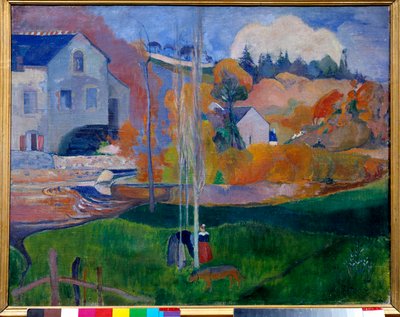 Paysage de Bretagne, le moulin David - Paul Gauguin