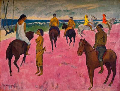 Cavalier sur la plage, 1902 - Paul Gauguin